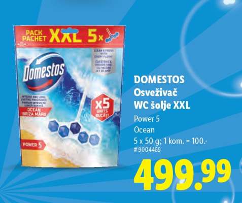 Domestos Osveživač WC šolje XXL