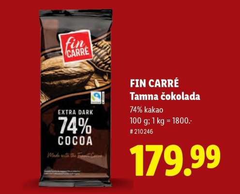 Fin Carré Tamna čokolada