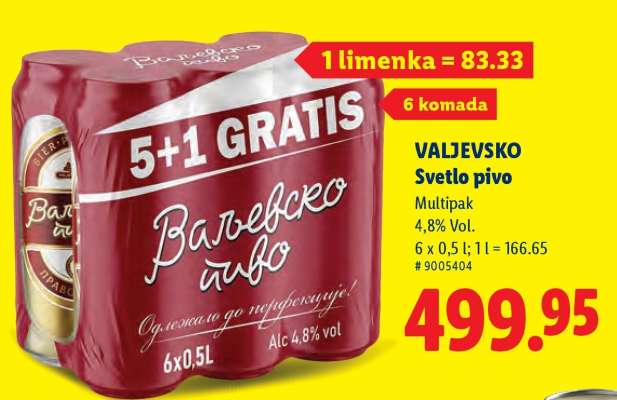 Valjevsko Svetlo pivo