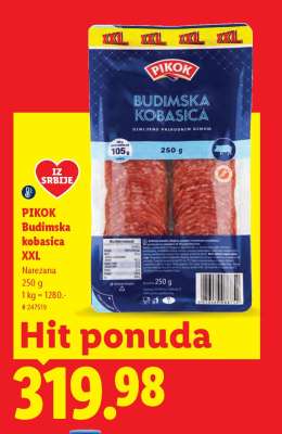 Pikok Budimska kobasica XXL