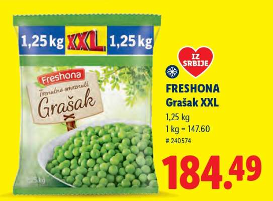 Freshona Grašak XXL