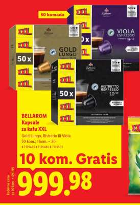 Bellarom Kapsule za kafu XXL