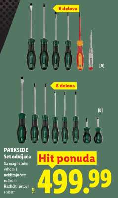 Parkside Set odvijača