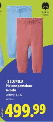 LUPILU Pletene pantalone za bebe