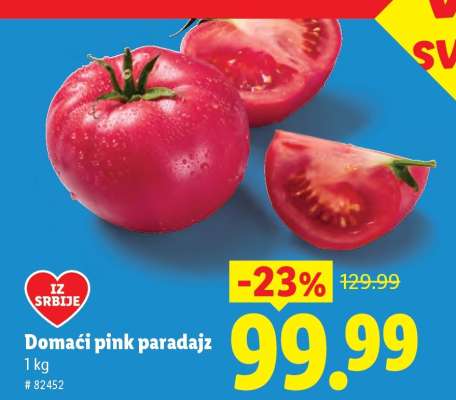 Domaći pink paradajz
