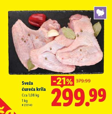 Sveža ćureća krila