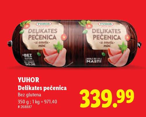 Yuhor Delikates pečenica