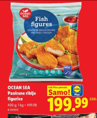 Ocean Sea Panirane riblje figurice