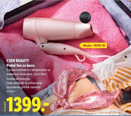 CIEN BEAUTY Putni fen za kosu