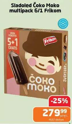Sladoled Čoko Moko multipack 6/1 Frikom