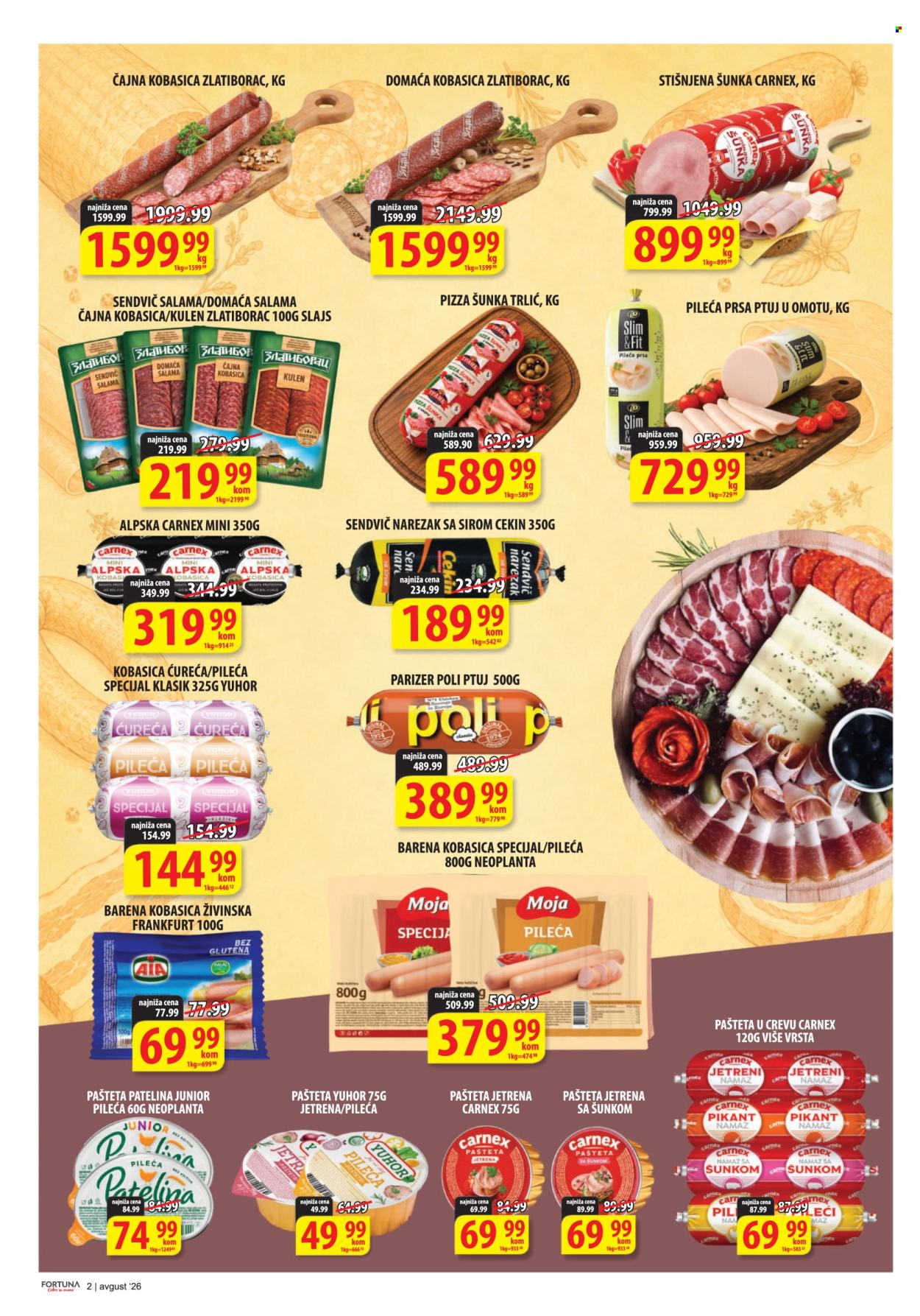 Fortuna Market katalog - 10.08.2026 - 31.08.2026. Stranica 2