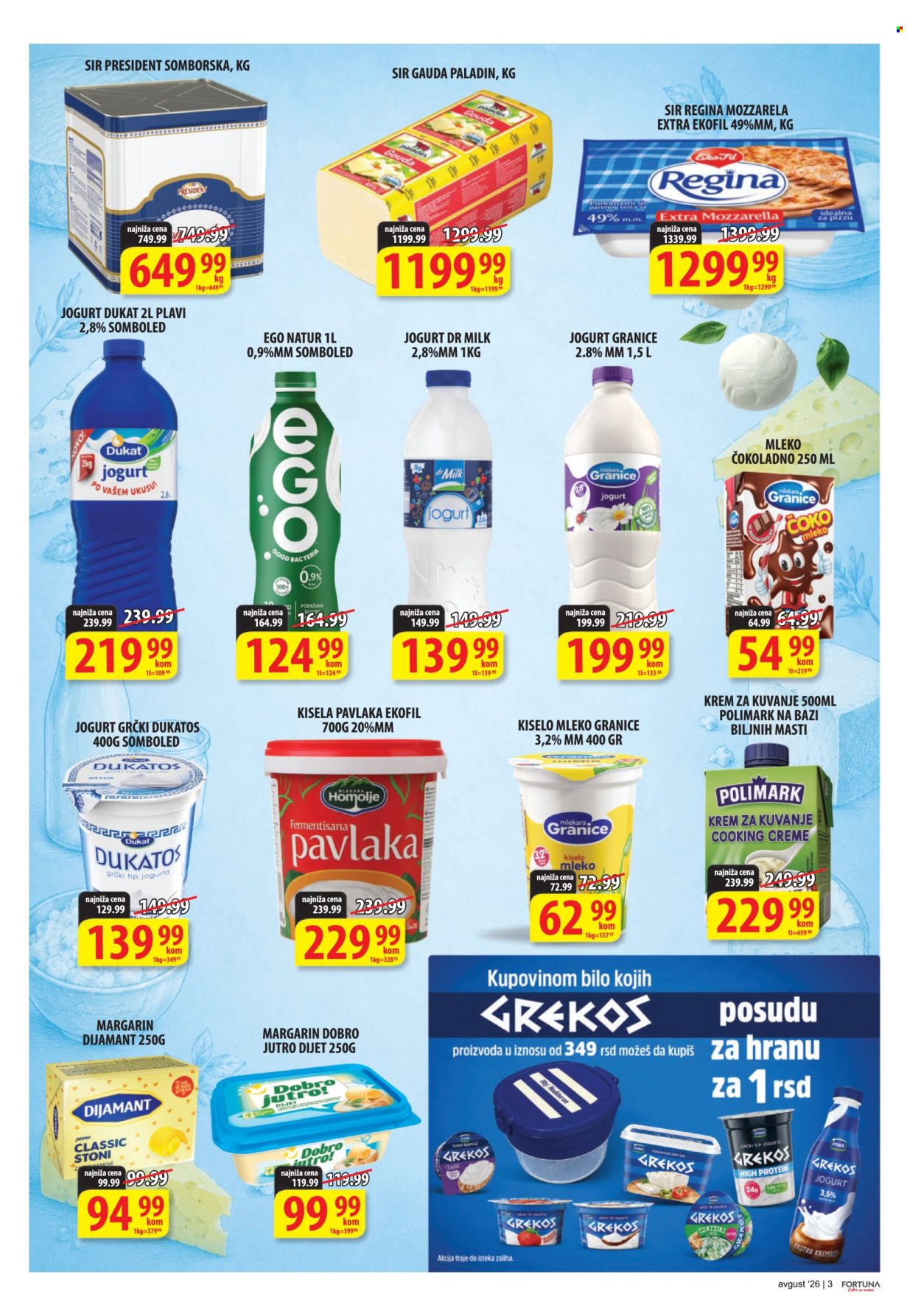 Fortuna Market katalog - 10.08.2026 - 31.08.2026. Stranica 3