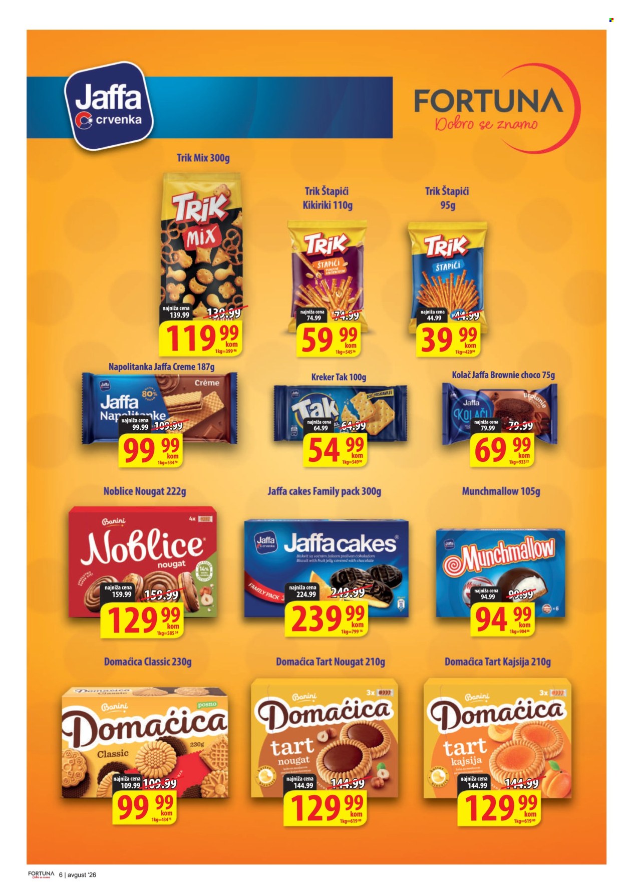 Fortuna Market katalog - 10.08.2026 - 31.08.2026. Stranica 6