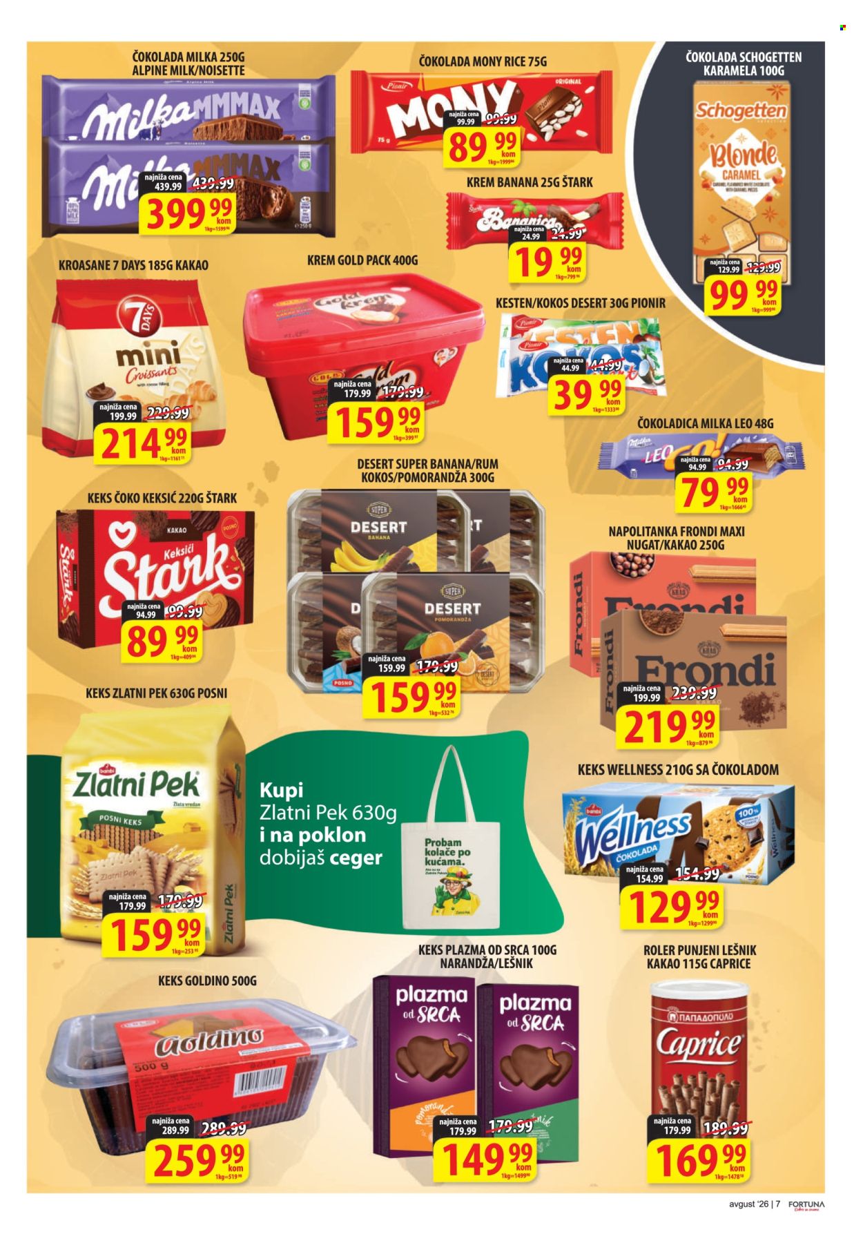 Fortuna Market katalog - 10.08.2026 - 31.08.2026. Stranica 7