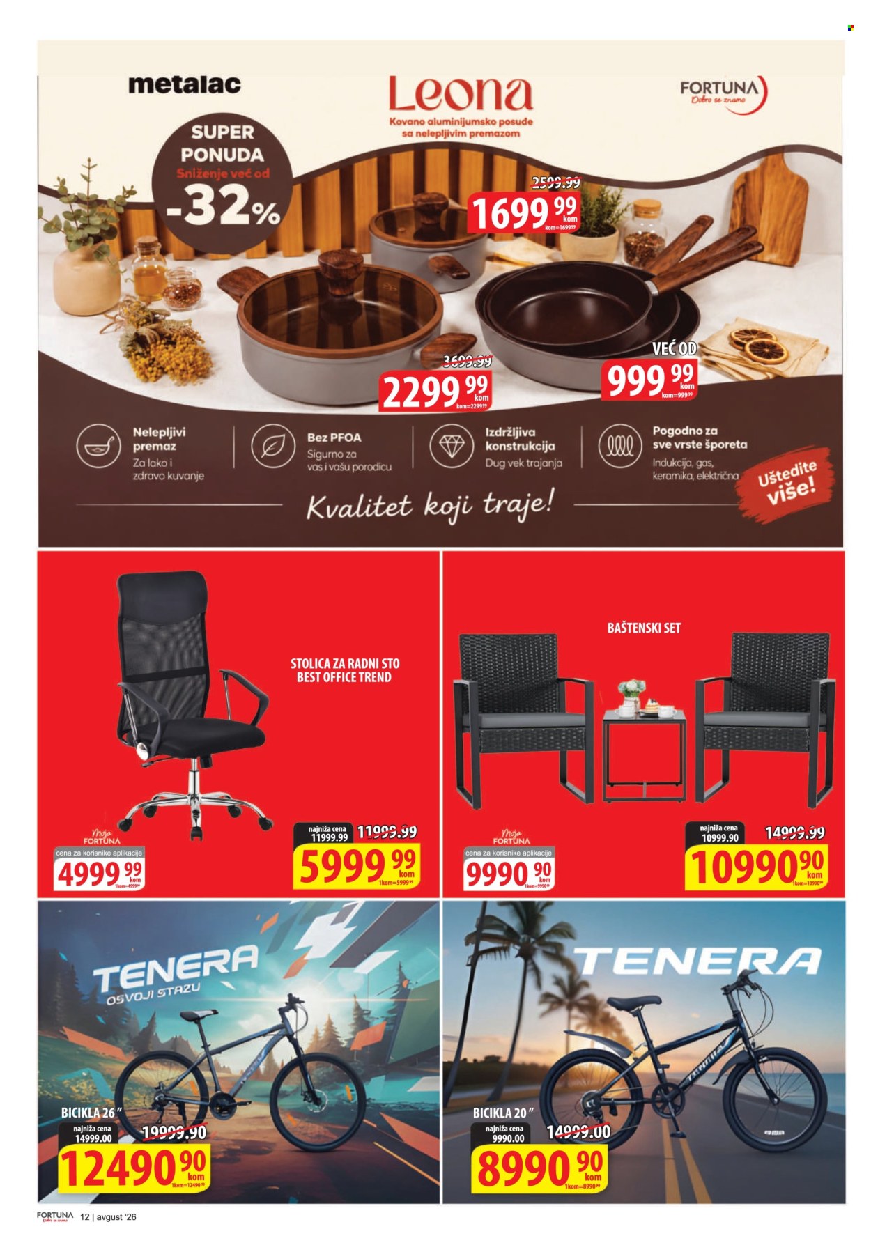 Fortuna Market katalog - 10.08.2026 - 31.08.2026. Stranica 12