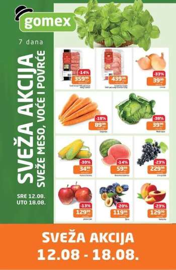 Gomex katalog - 12.08.2026 - 18.08.2026.