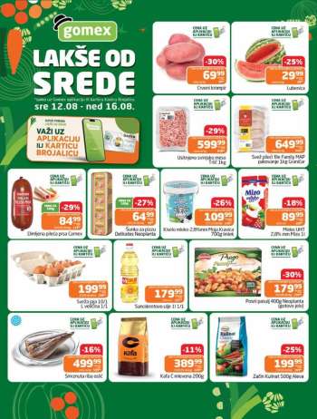Gomex katalog - 12.08.2026 - 16.08.2026.
