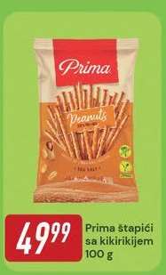 Prima štapići sa kikirikijem 100 g