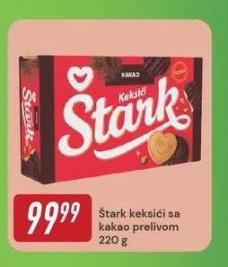 Štark keksići sa kakao prelivom 220 g