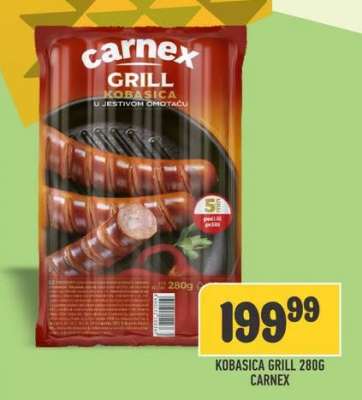 Kobasica Grill 280g Carnex