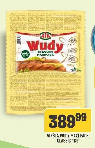 VIRŠLA WUDY MAXI PACK CLASSIC 1KG