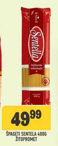 Špageti Sentela 400g