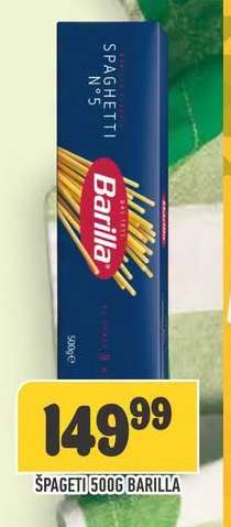 Špageti 500g Barilla