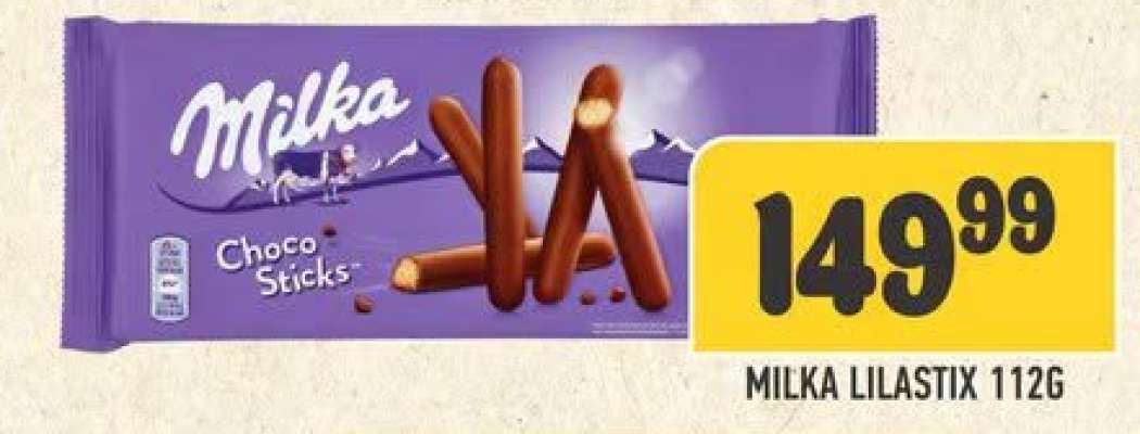 Milka Lilastix 112g