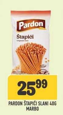 Pardon Štapići Slani 40g Marbo