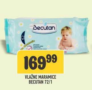 Vlažne maramice Becutan 72/1