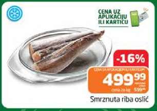 Smrznuta riba oslić