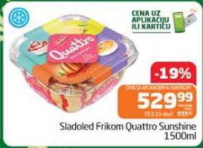 Sladoled Frikom Quattro Sunshine 1500ml