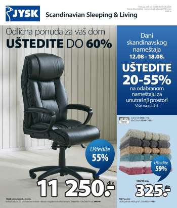 JYSK katalog - 12.08.2026 - 01.09.2026.