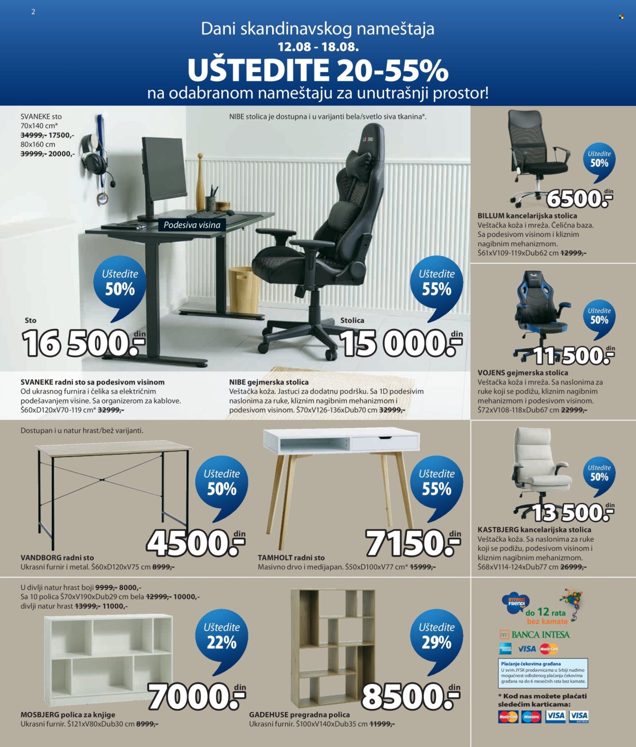 JYSK katalog - 12.08.2026 - 01.09.2026. Stranica 2
