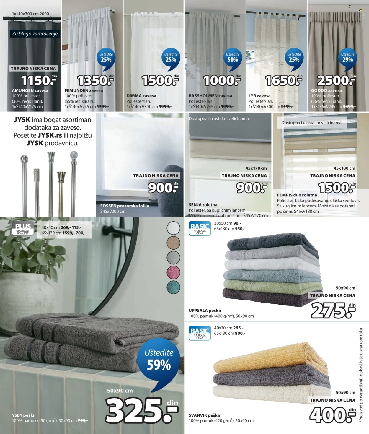JYSK katalog - 12.08.2026 - 01.09.2026. Stranica 7