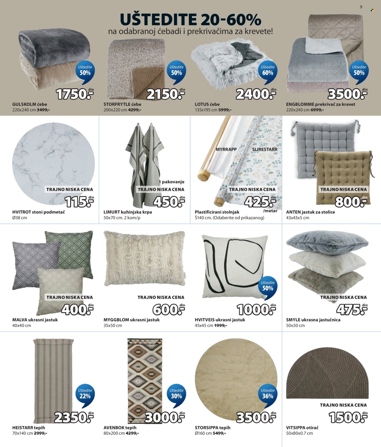 JYSK katalog - 12.08.2026 - 01.09.2026. Stranica 9