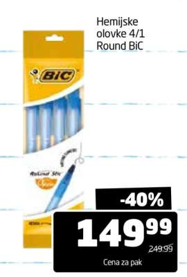 Hemijske olovke 4/1 Round BiC