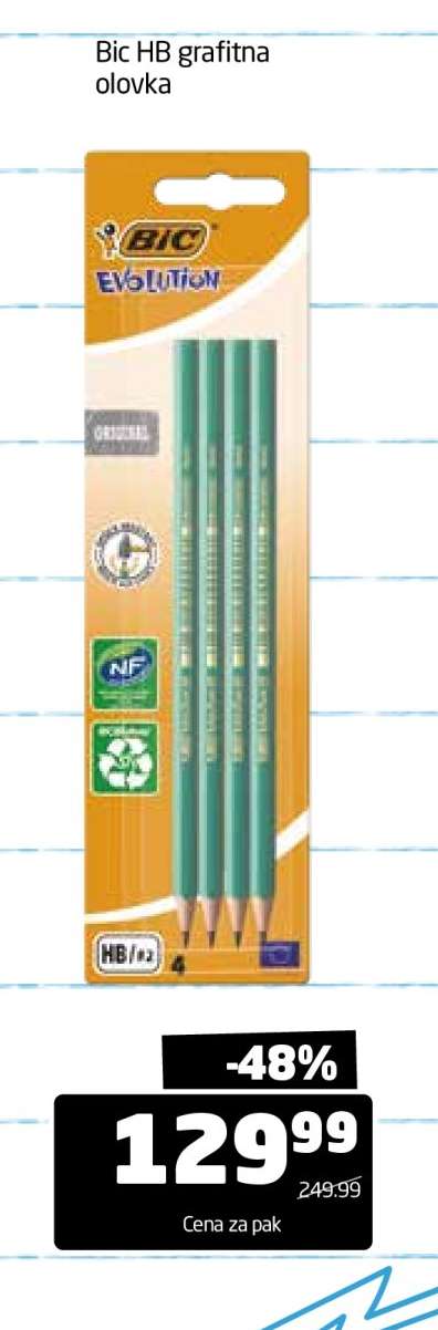 Bic HB grafitna olovka