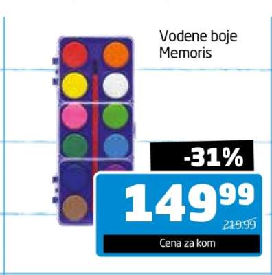 Vodene boje Memoris