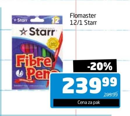 Flomaster 12/1 Starr