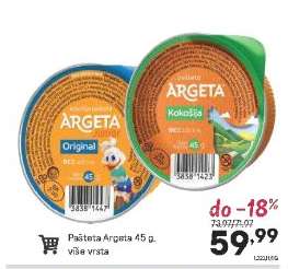 Pašteta Argeta 45 g