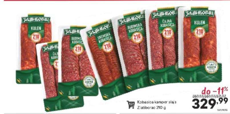 Kobasica kanper slajs Zlatiborac 210 g