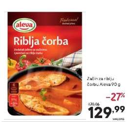 Začin za riblju čorbu Aleva 90 g
