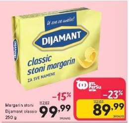 DIjamant classic stoni margarin