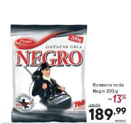 Bombone tvrde Negro 200 g