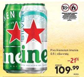 Pivo Heneken limenka
