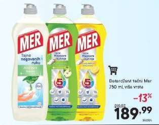 Deterdžent tečni Mer