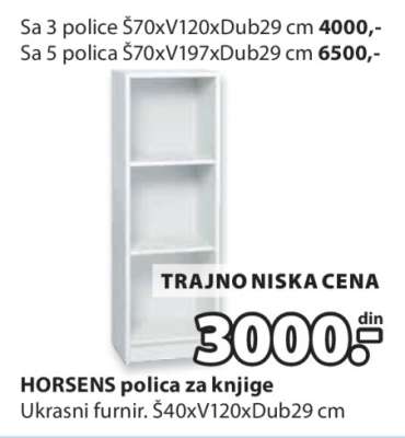 HORSENS POLICA ZA KNJIGE