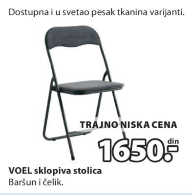 VOEL sklopiva stolica
