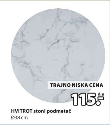 HVITROT STONI PODMETAČ